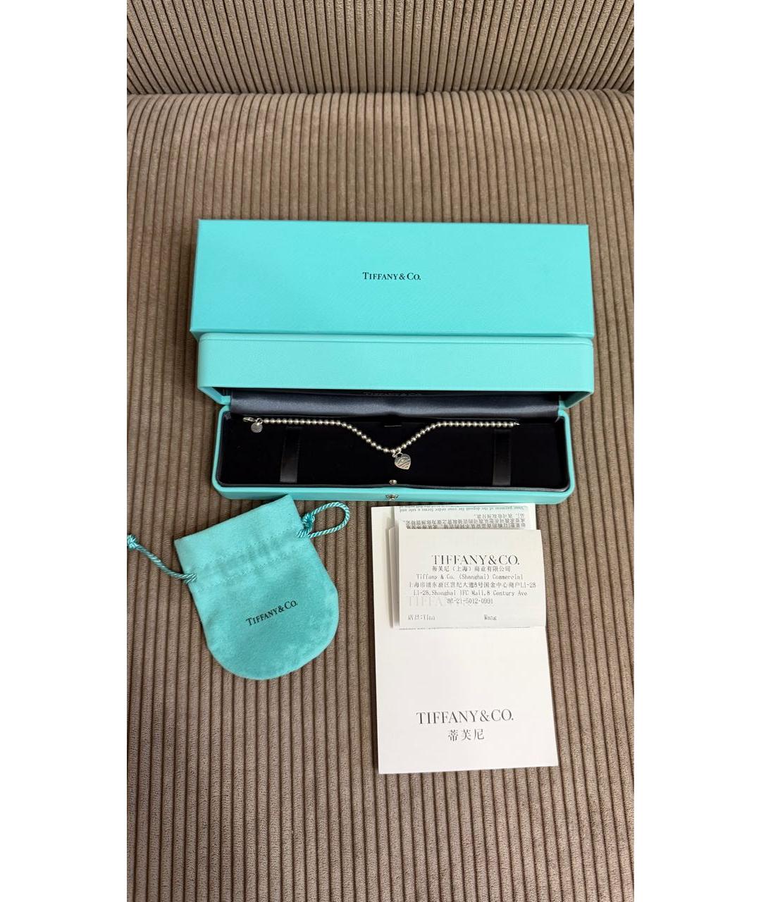 TIFFANY&CO Серебряный с серебряным покрытием браслет, фото 5