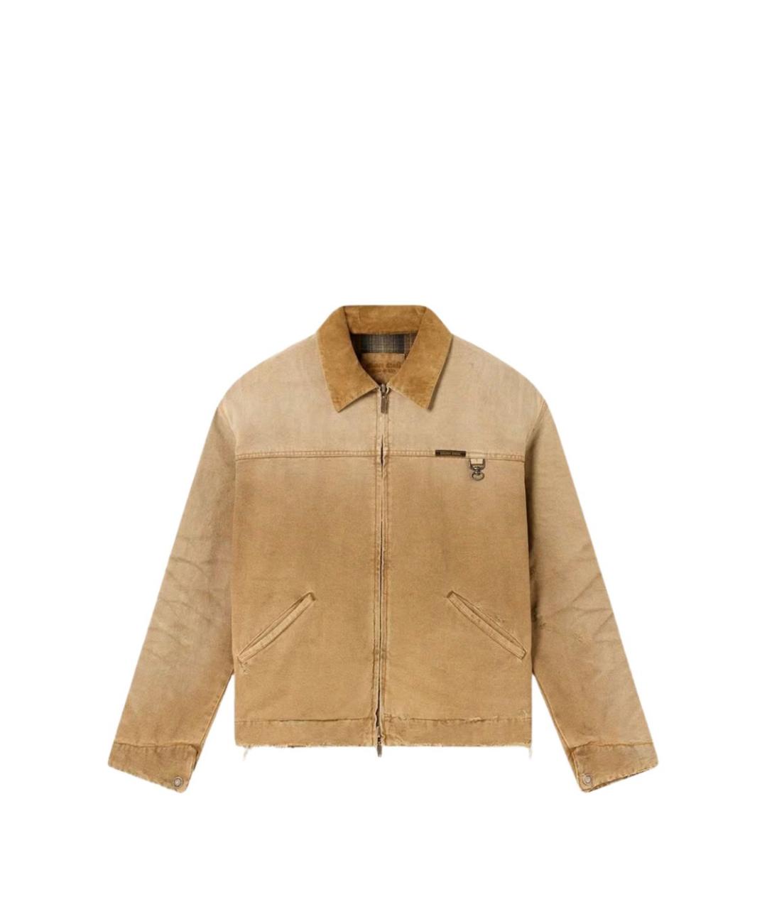 GOLDEN GOOSE Коричневая хлопковая куртка, фото 1