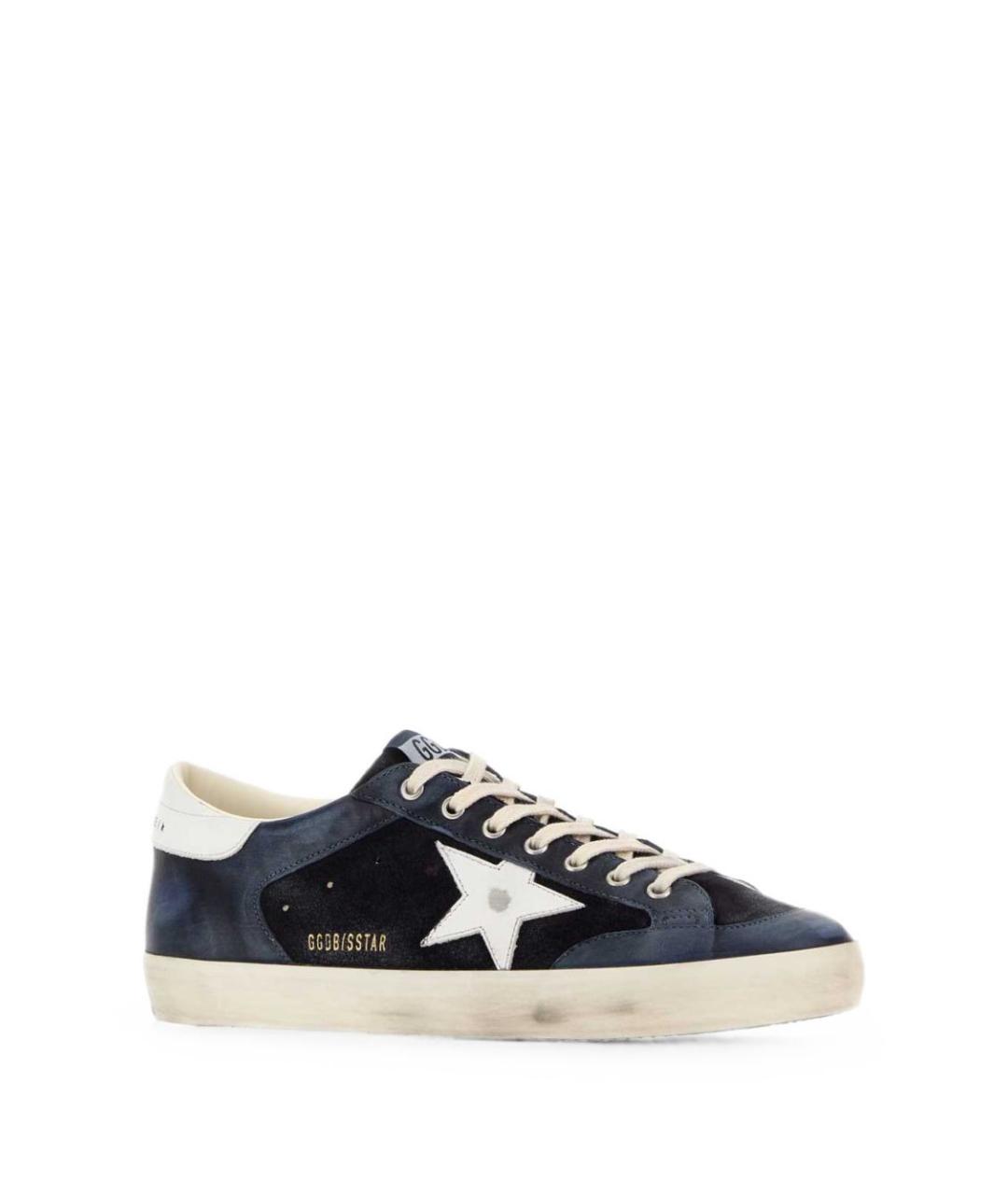 GOLDEN GOOSE Мульти кожаные низкие кроссовки / кеды, фото 2