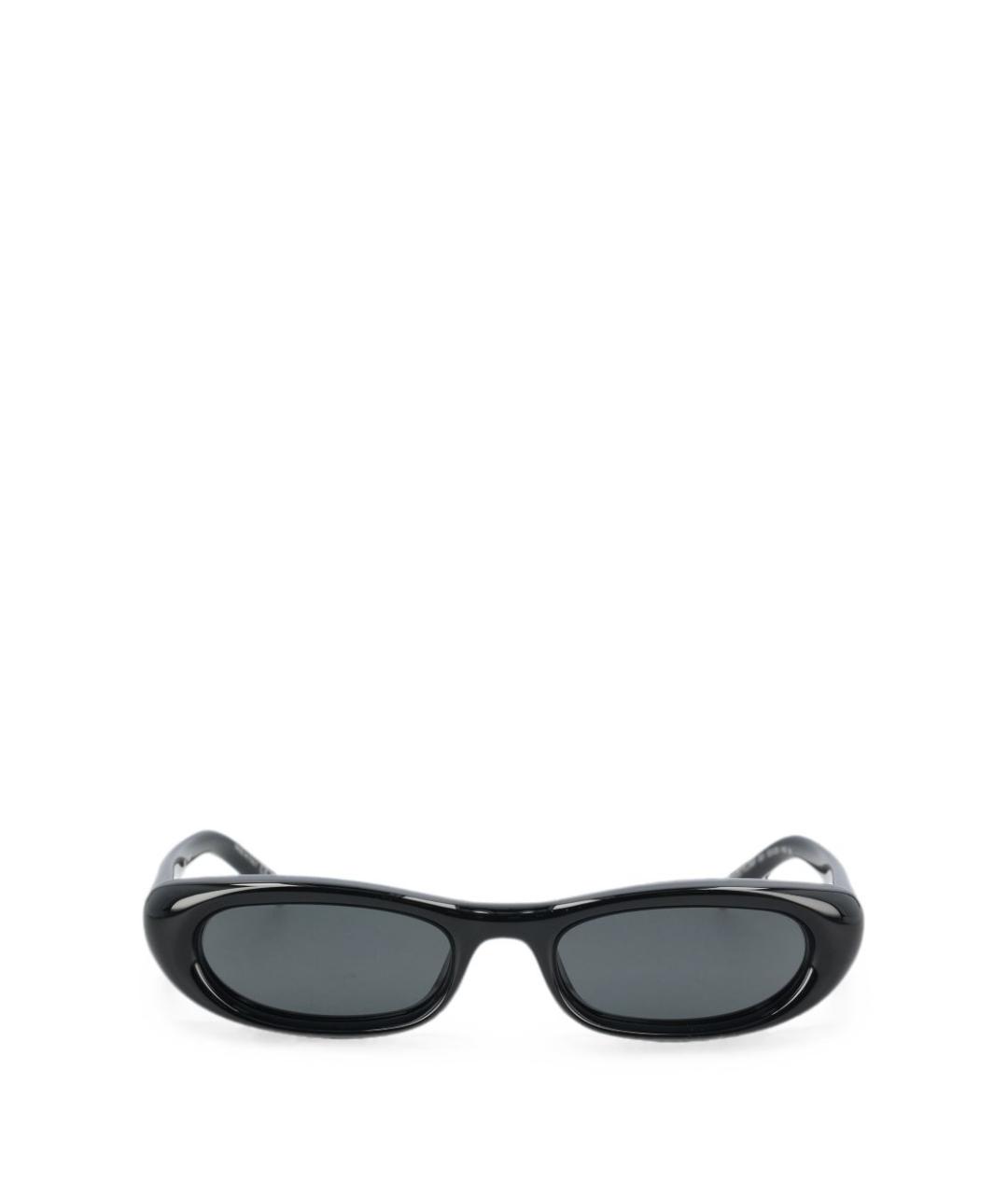 SAINT LAURENT Черные пластиковые солнцезащитные очки, фото 1