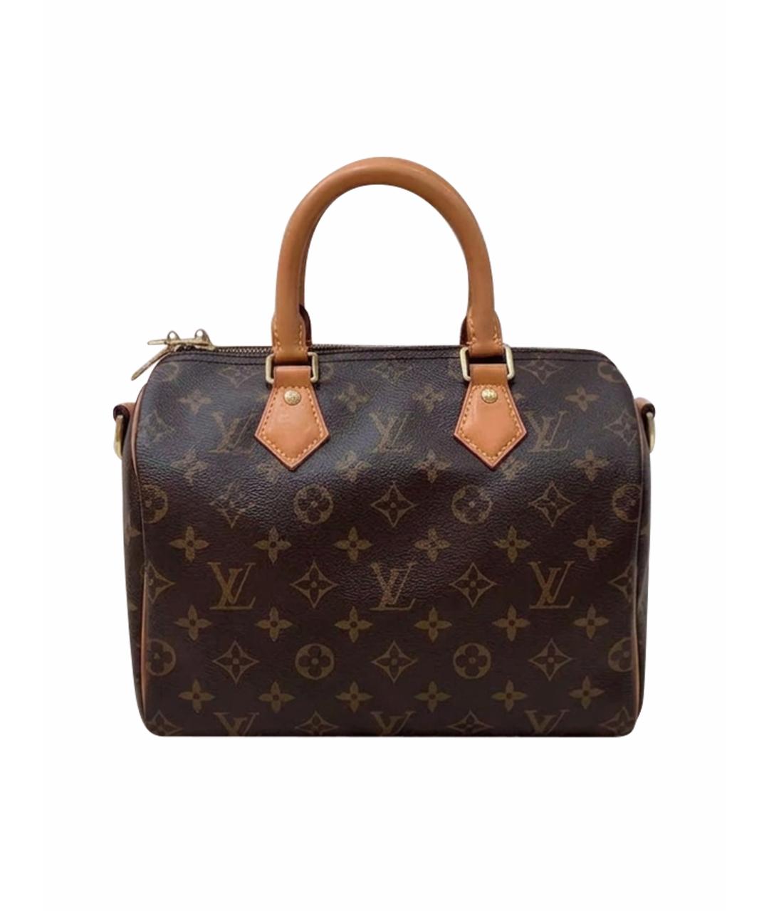 LOUIS VUITTON Коричневая кожаная сумка через плечо, фото 1