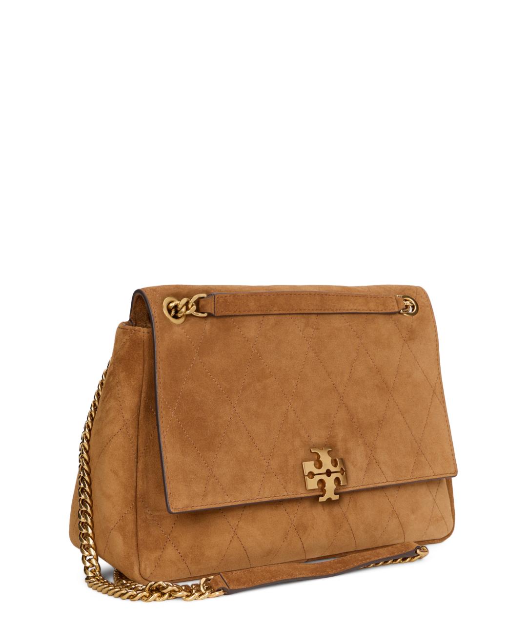 TORY BURCH Коричневая кожаная сумка через плечо, фото 3