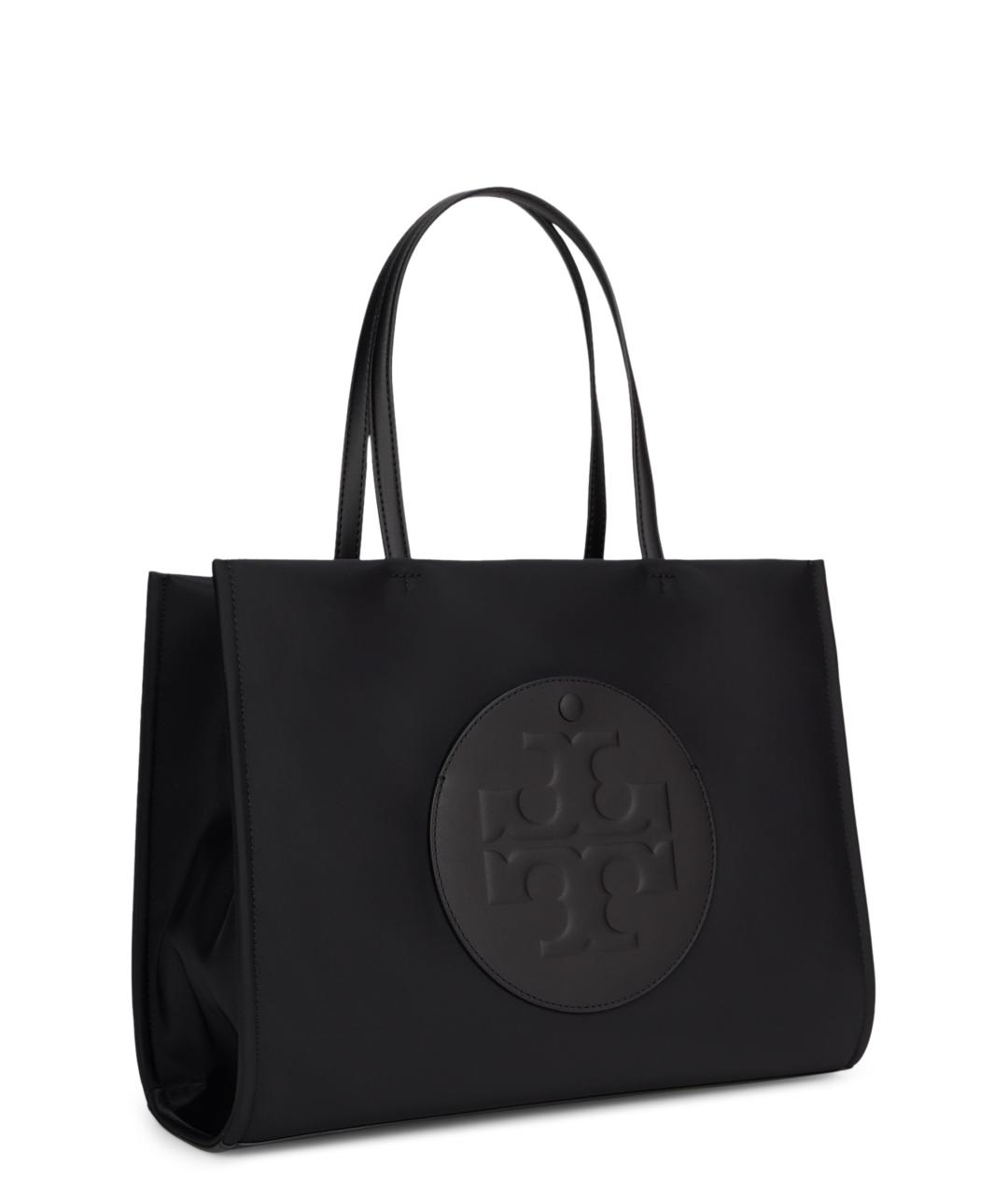 TORY BURCH Черная синтетическая сумка тоут, фото 2