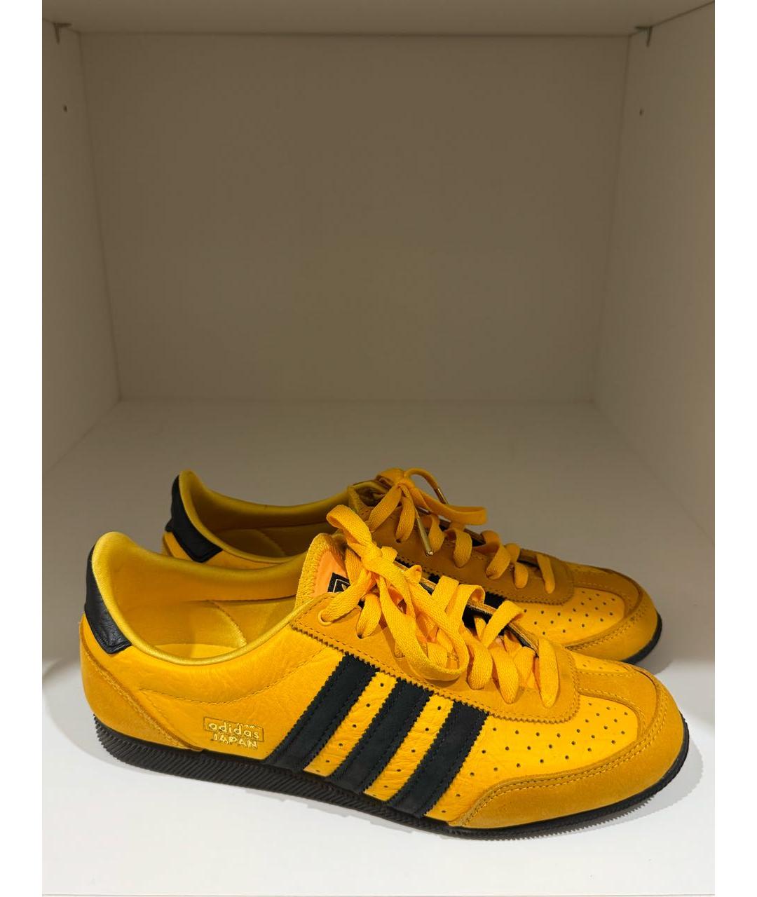ADIDAS Желтые текстильные кроссовки, фото 6