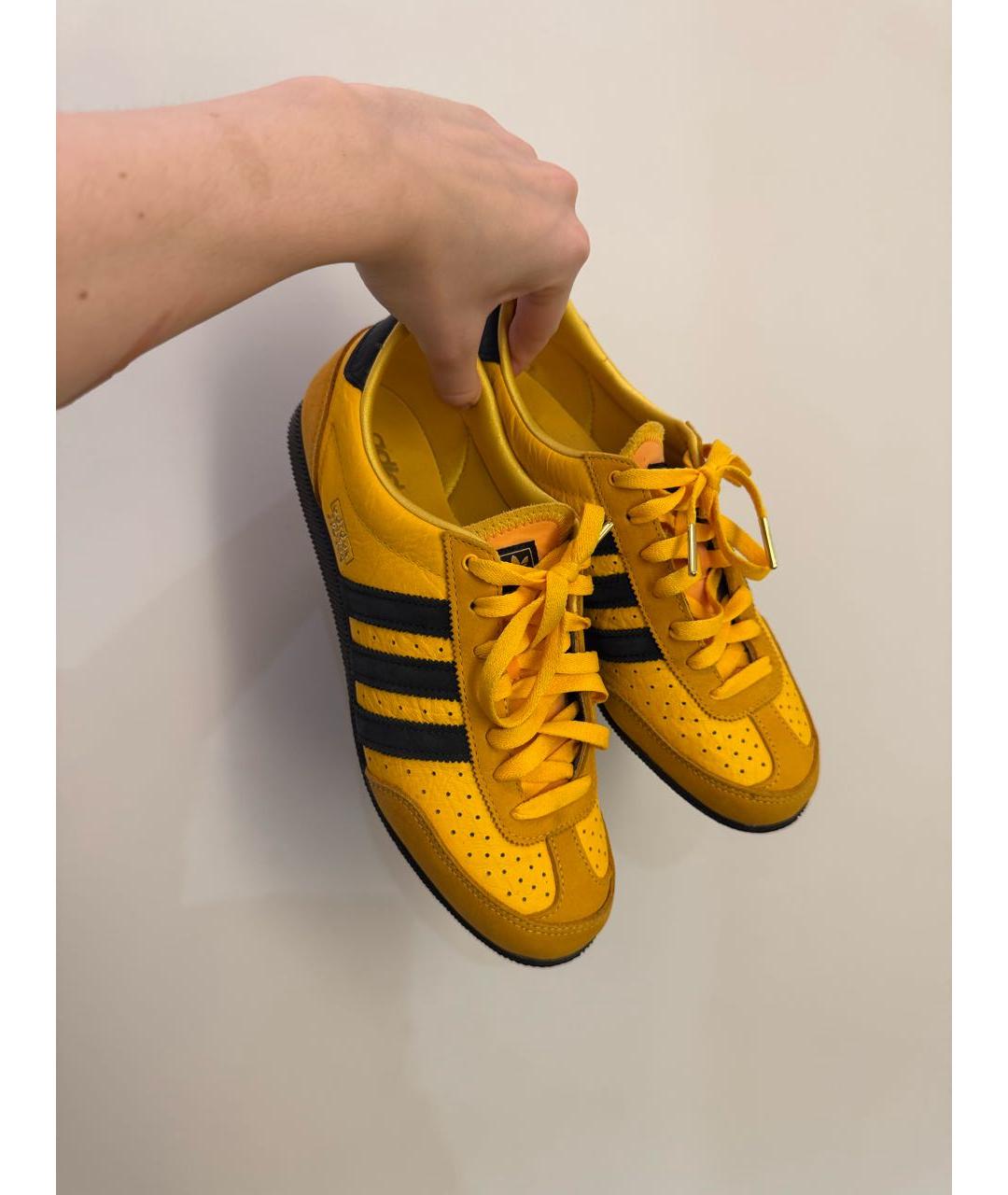 ADIDAS Желтые текстильные кроссовки, фото 3
