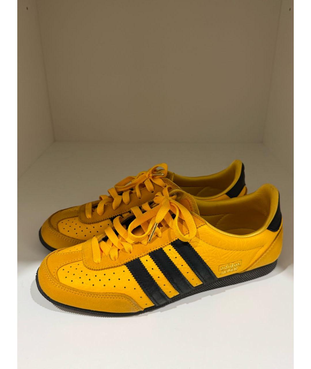 ADIDAS Желтые текстильные кроссовки, фото 5