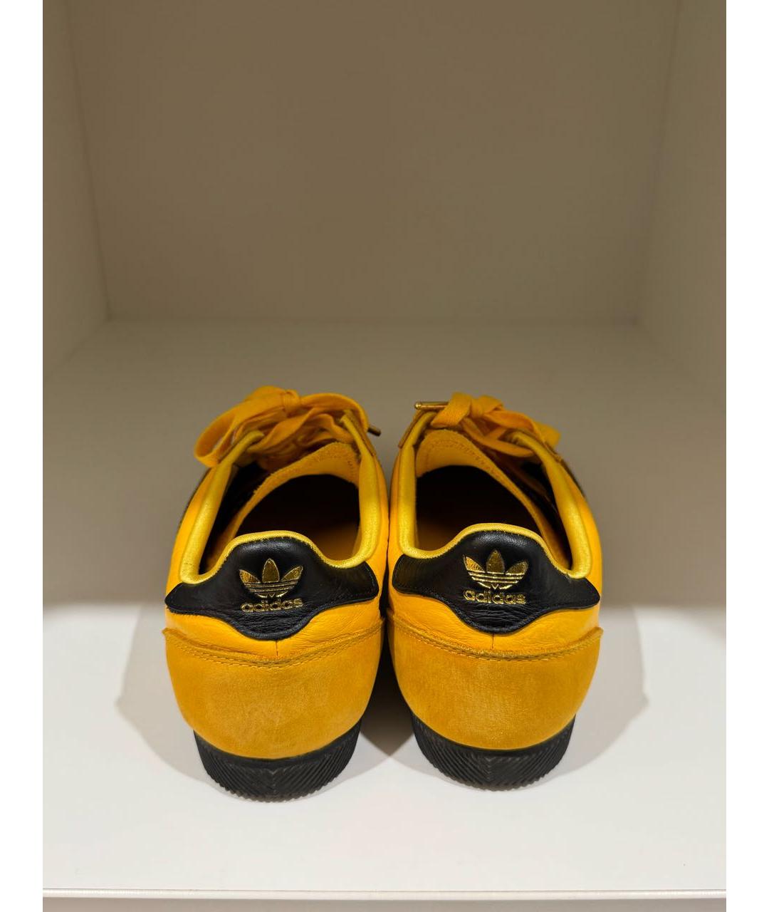 ADIDAS Желтые текстильные кроссовки, фото 4