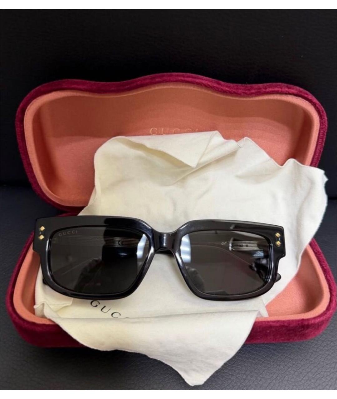 GUCCI Черные солнцезащитные очки, фото 3