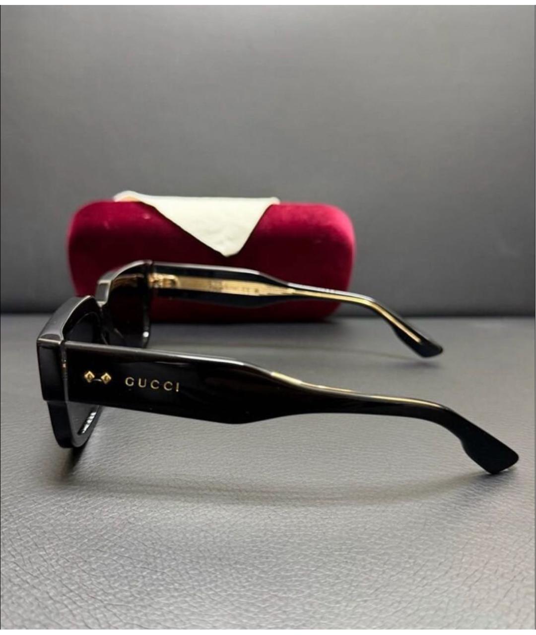 GUCCI Черные солнцезащитные очки, фото 6