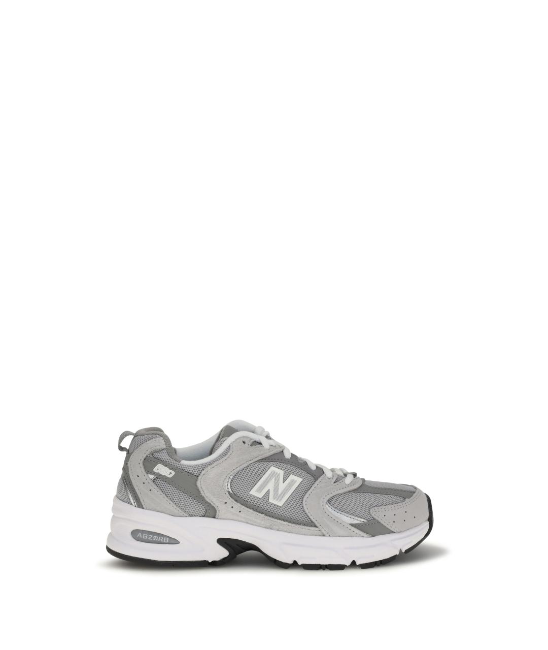 NEW BALANCE Серые синтетические кроссовки, фото 1