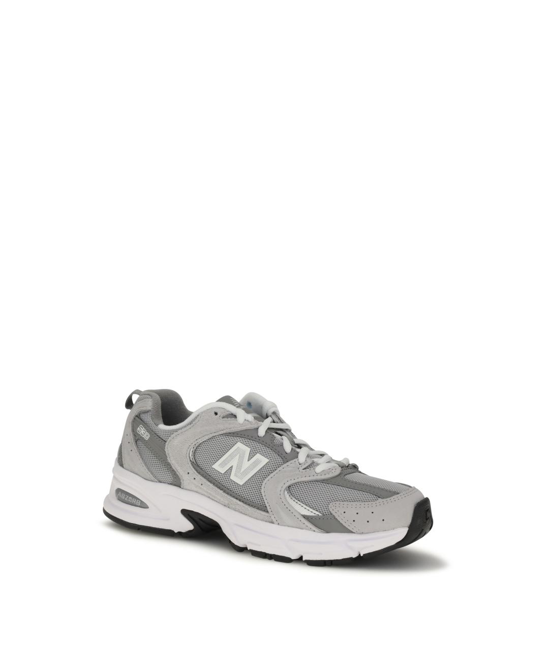 NEW BALANCE Серые синтетические кроссовки, фото 2