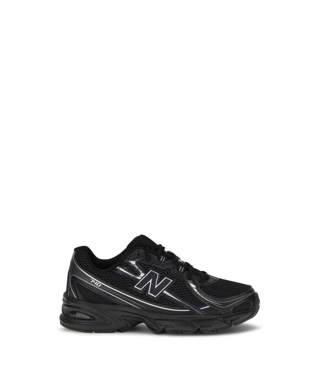 NEW BALANCE Черные синтетические кроссовки, фото 1