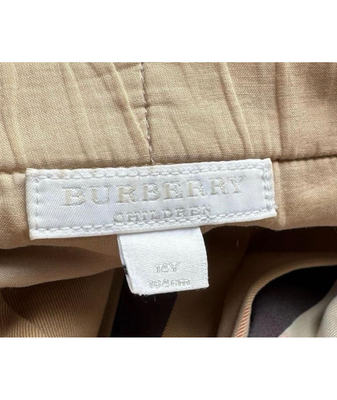 BURBERRY Мульти хлопковая юбка миди, фото 6