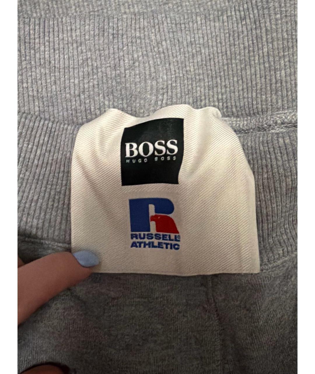 HUGO BOSS Серый хлопковый спортивные костюмы, фото 2