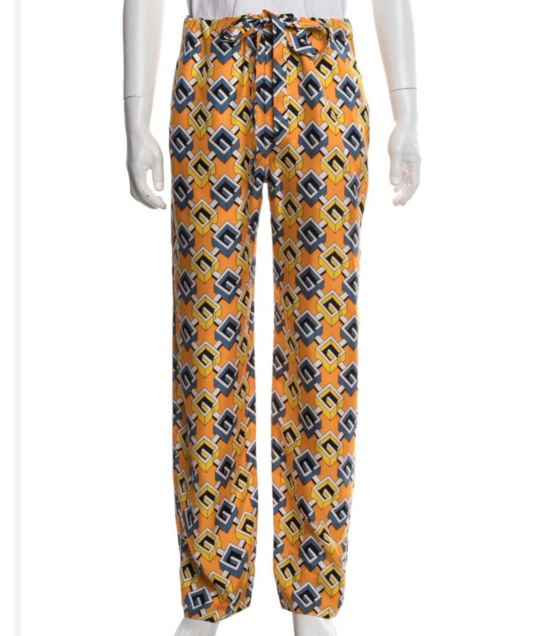 GUCCI Мульти шелковый костюм с брюками, фото 2