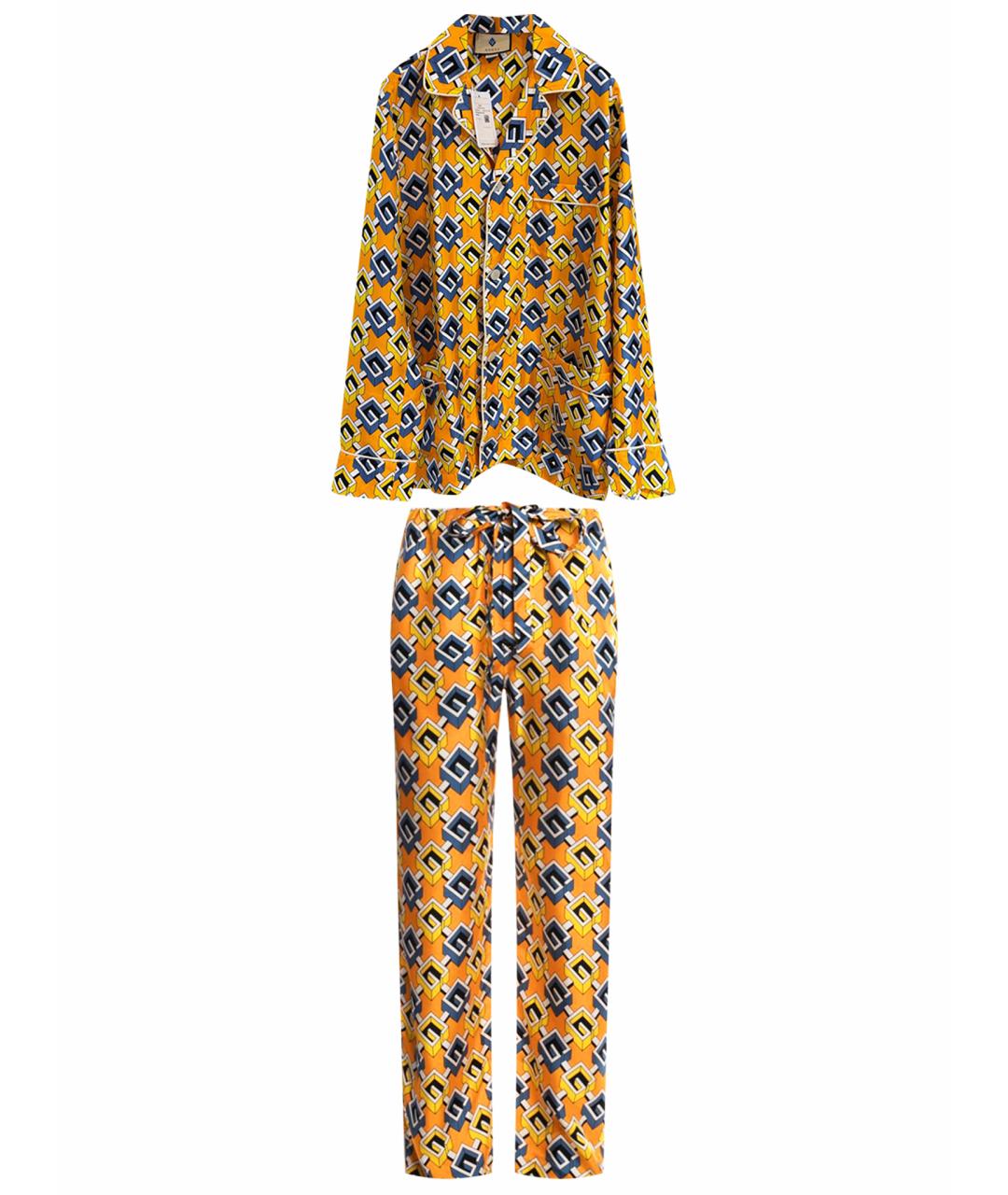 GUCCI Мульти шелковый костюм с брюками, фото 1