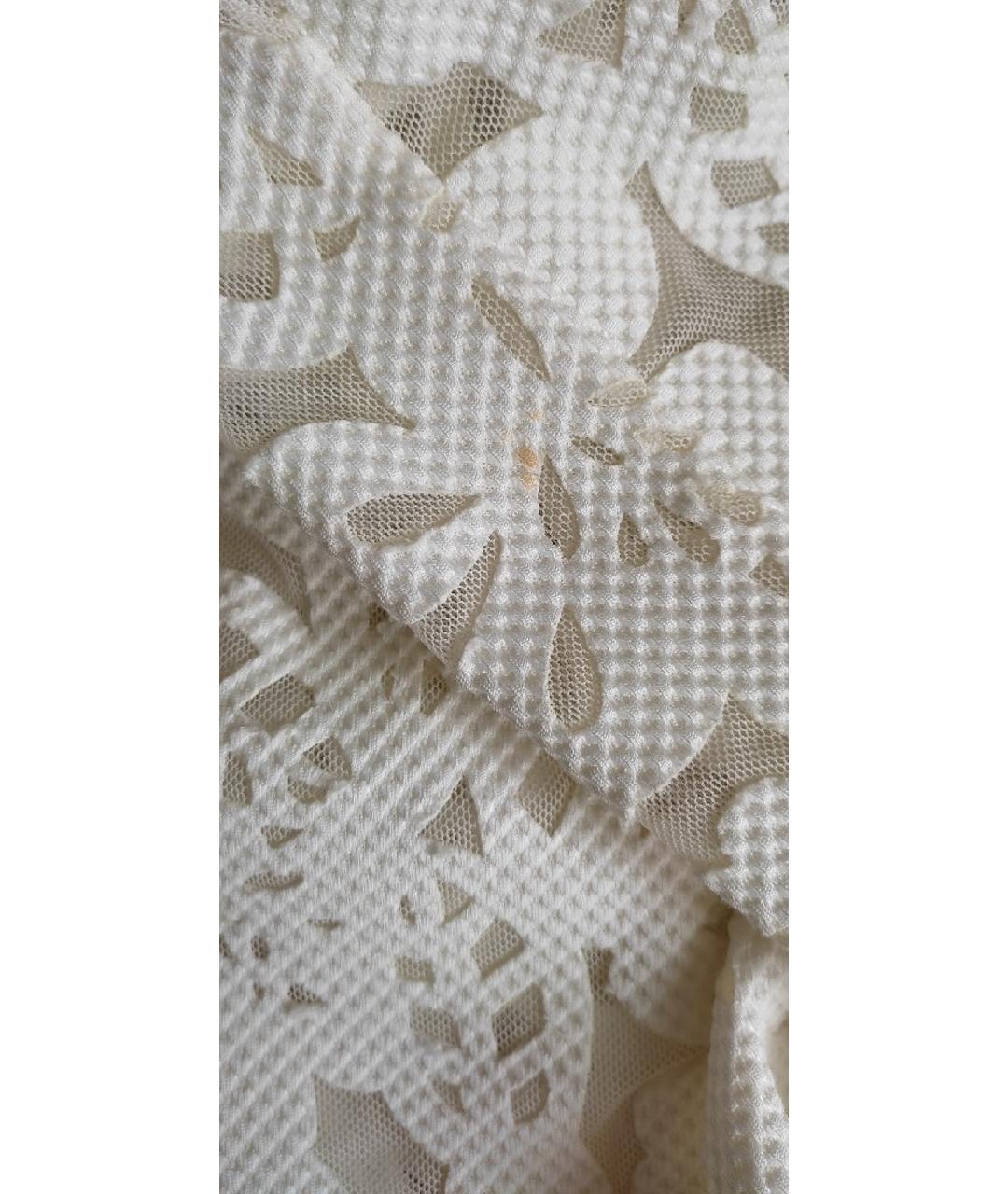 KALMANOVICH Белое полиэстеровое платье, фото 8