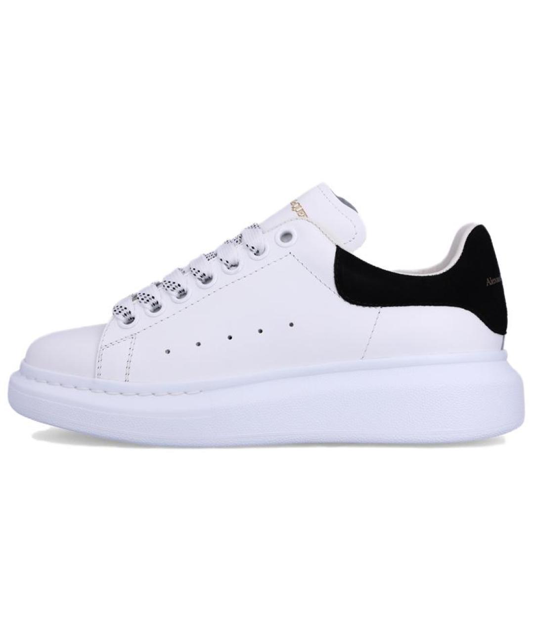 ALEXANDER MCQUEEN Белые кожаные кроссовки, фото 2