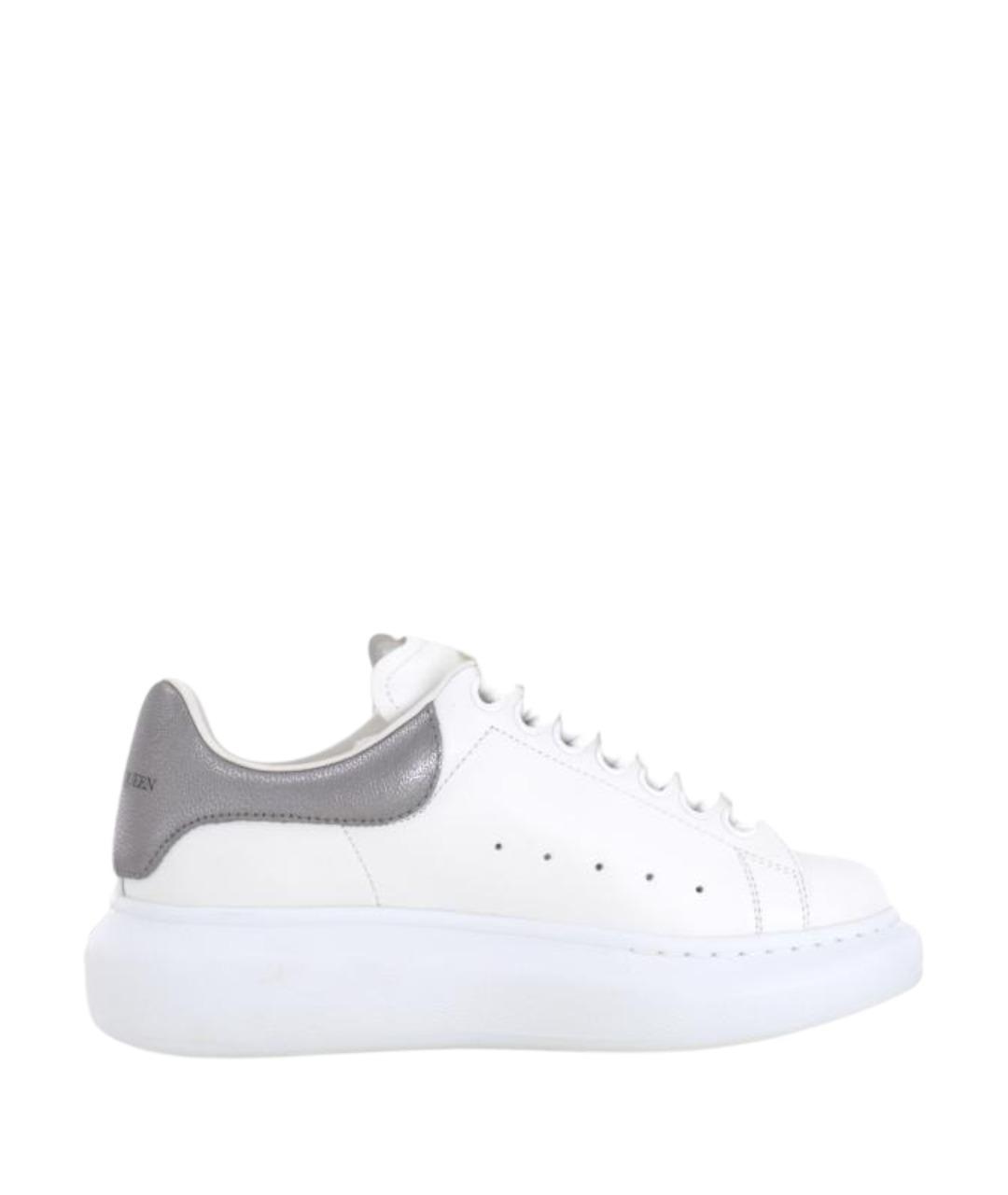 ALEXANDER MCQUEEN Белые кожаные кроссовки, фото 2