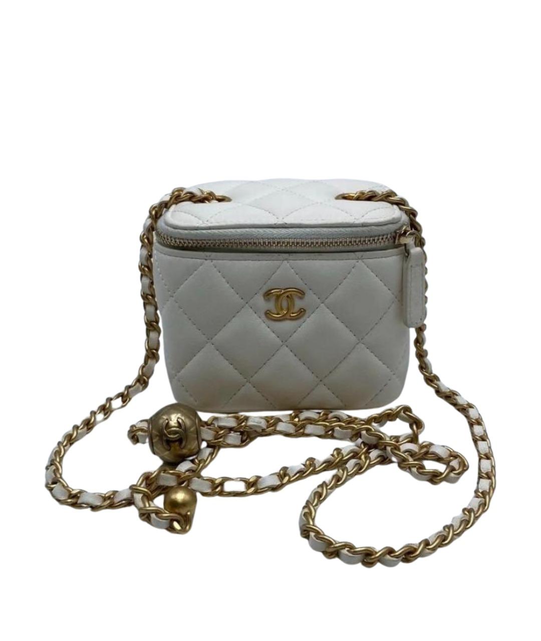 CHANEL Белая сумка через плечо, фото 1