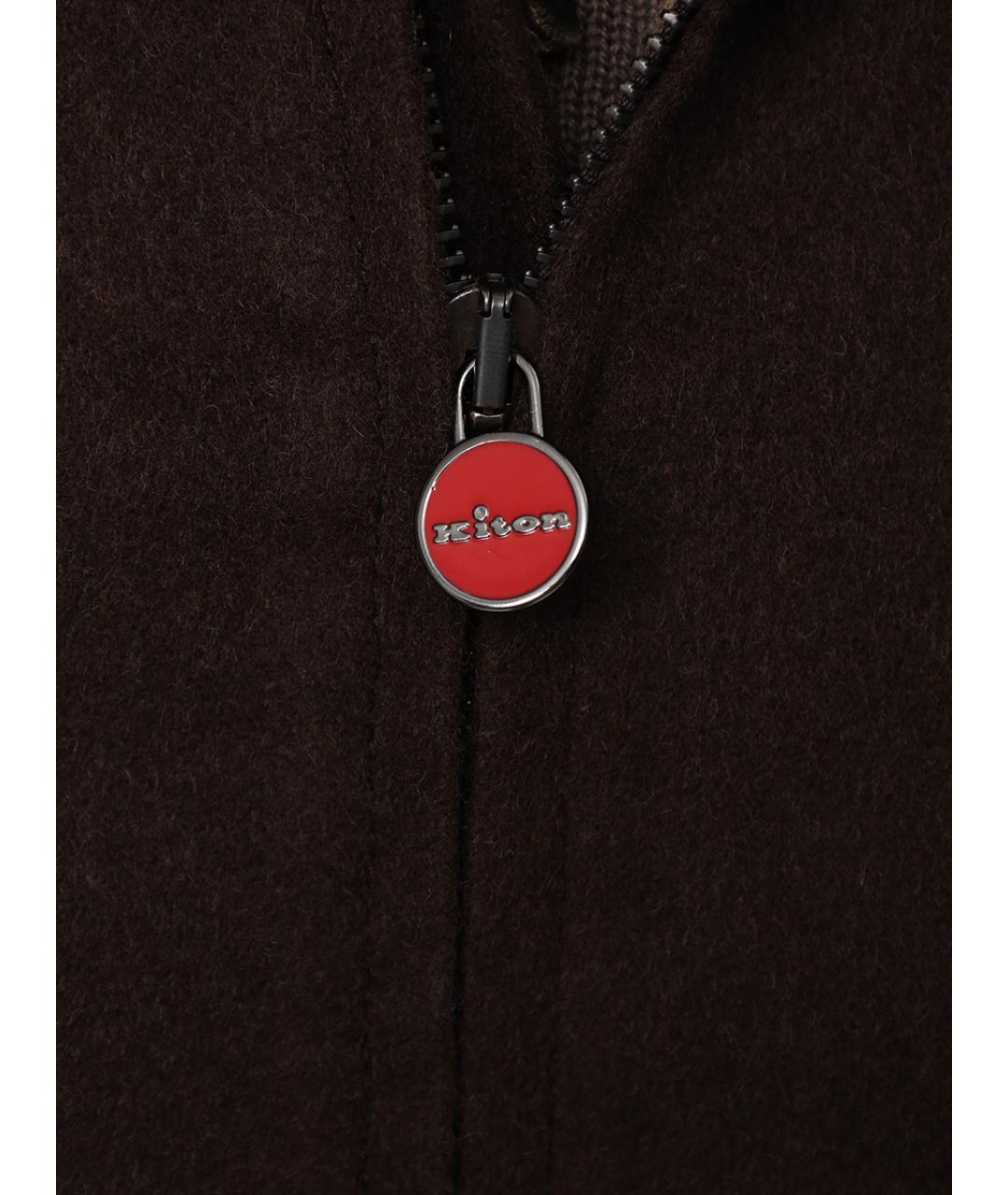 KITON Коричневая куртка, фото 6