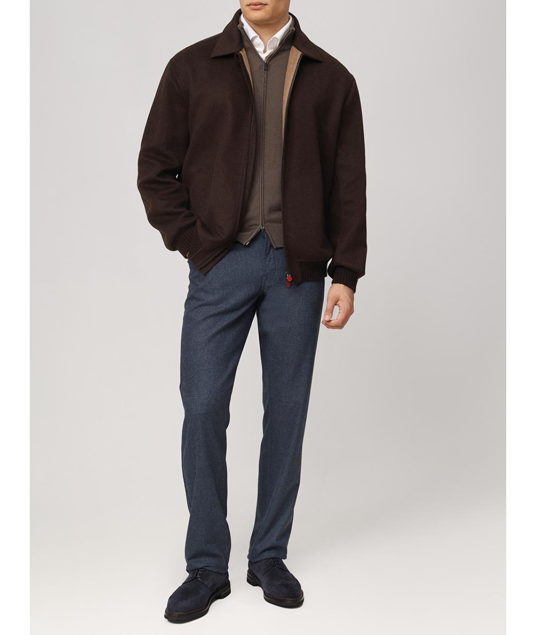 KITON Коричневая куртка, фото 2