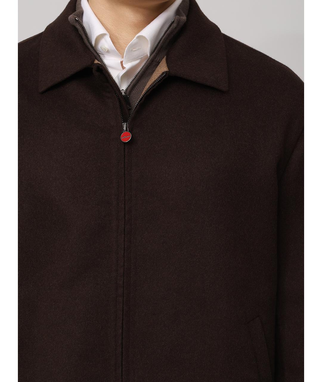 KITON Коричневая куртка, фото 5