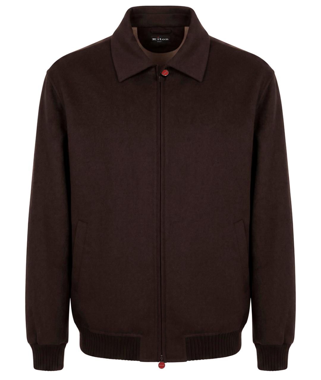 KITON Коричневая куртка, фото 1
