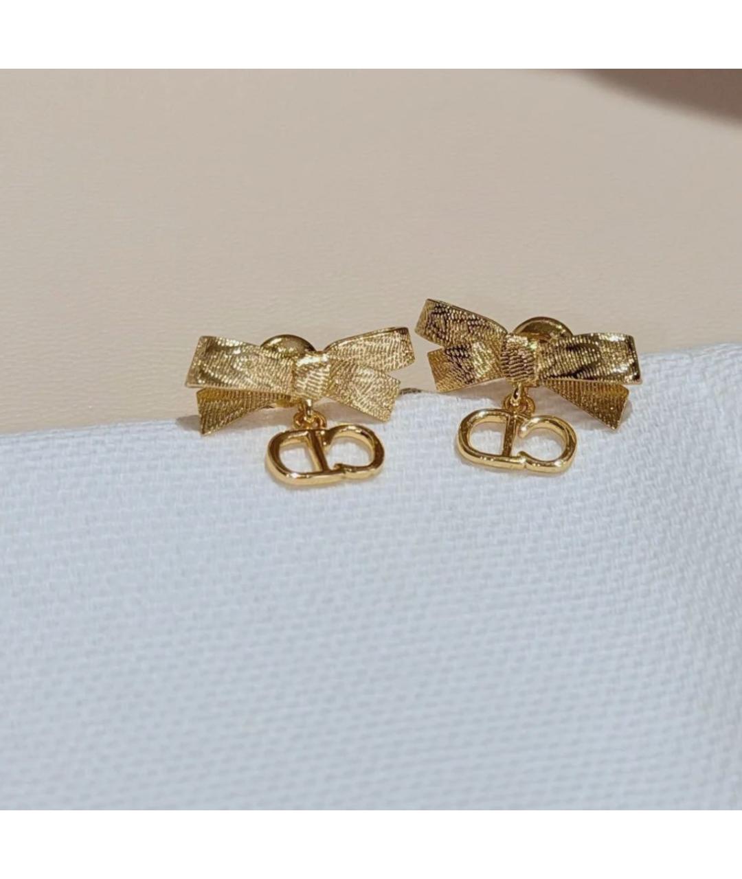 CHRISTIAN DIOR Золотые серьги, фото 4