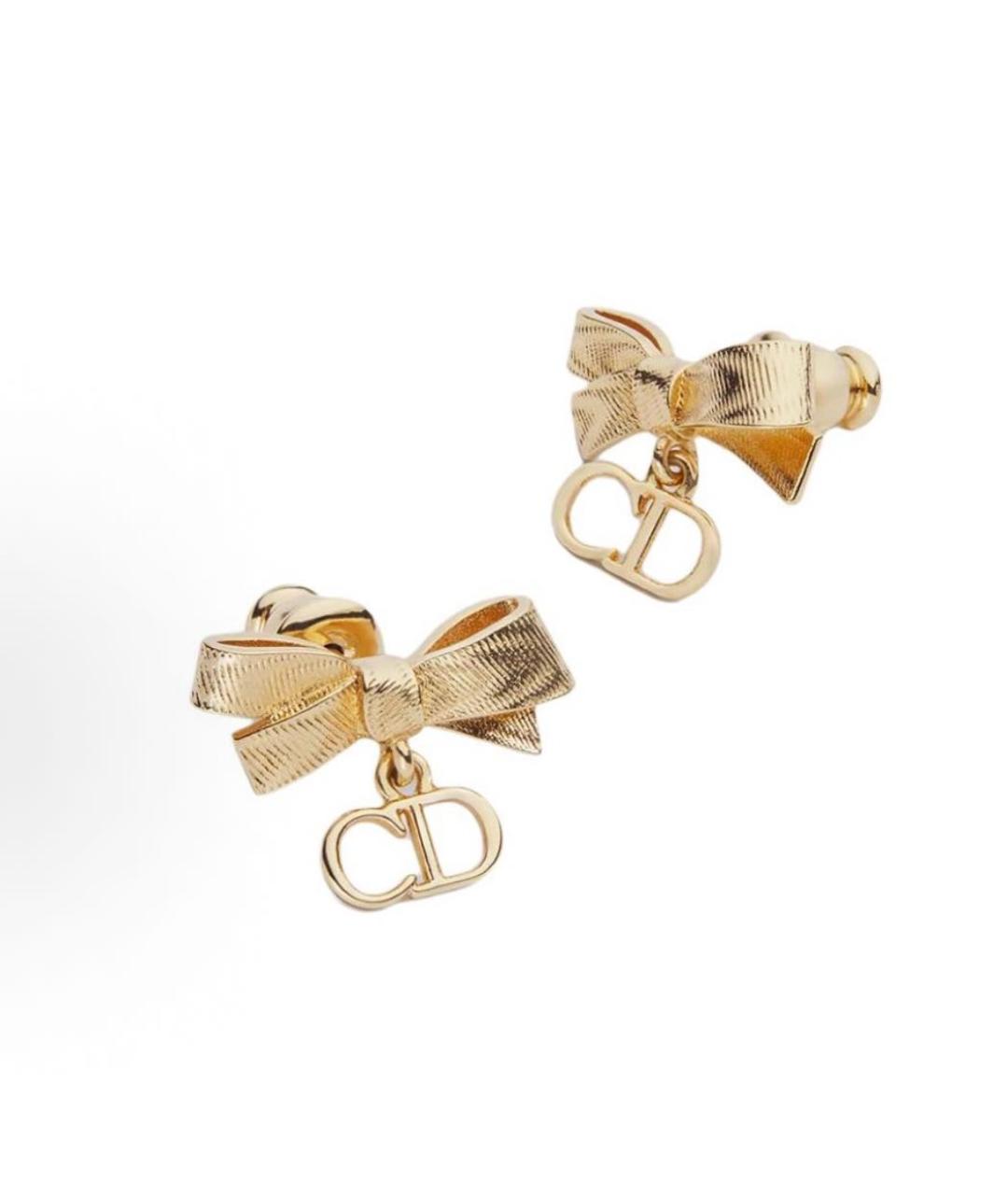 CHRISTIAN DIOR Золотые серьги, фото 2