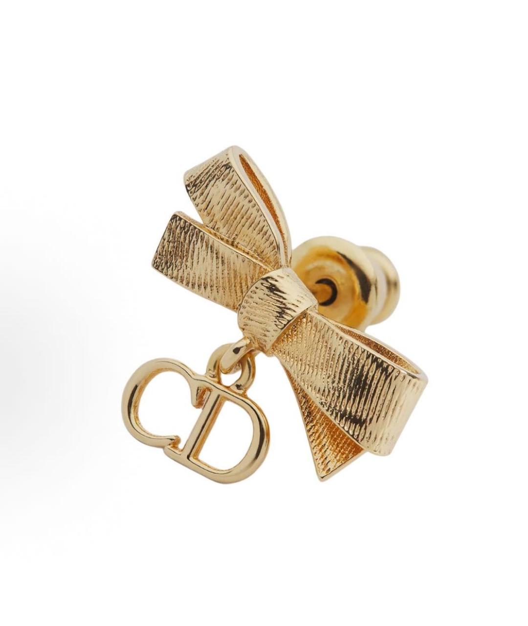 CHRISTIAN DIOR Золотые серьги, фото 3