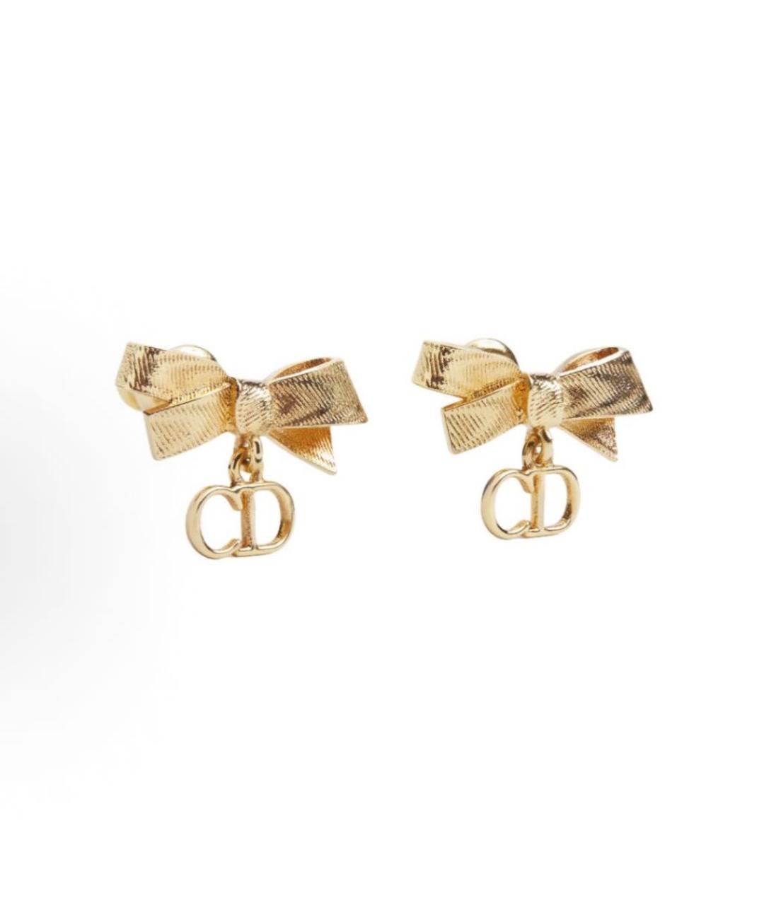 CHRISTIAN DIOR Золотые серьги, фото 6