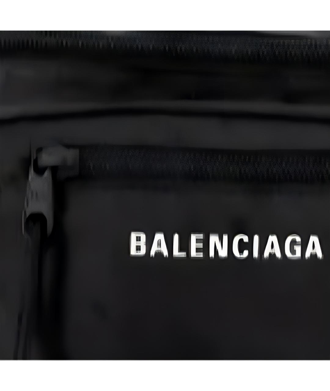 BALENCIAGA Черная нейлоновая поясная сумка, фото 5