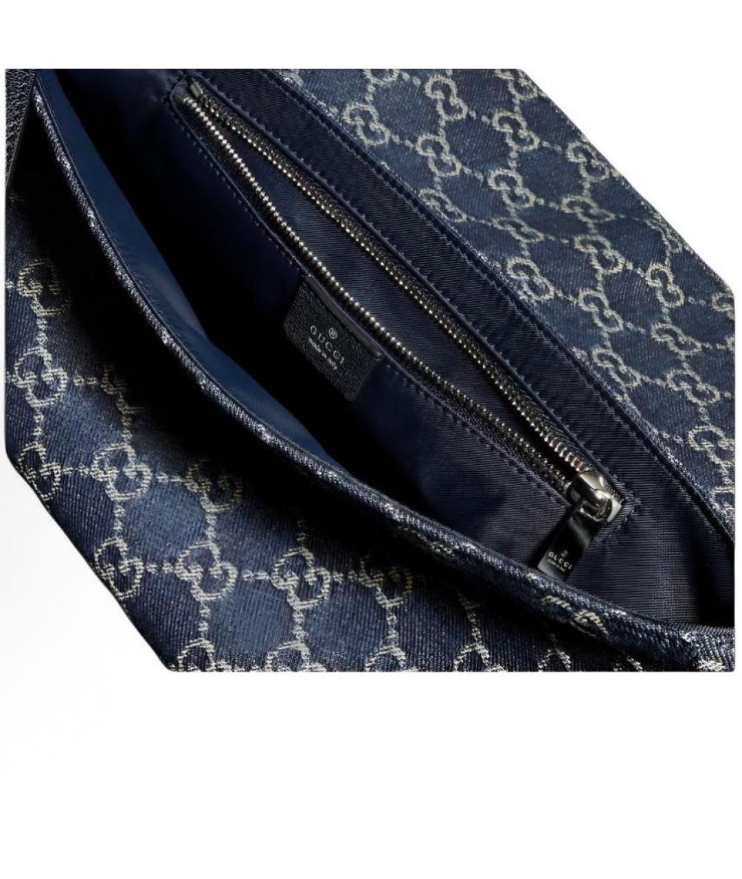 GUCCI Голубая сумка через плечо, фото 3