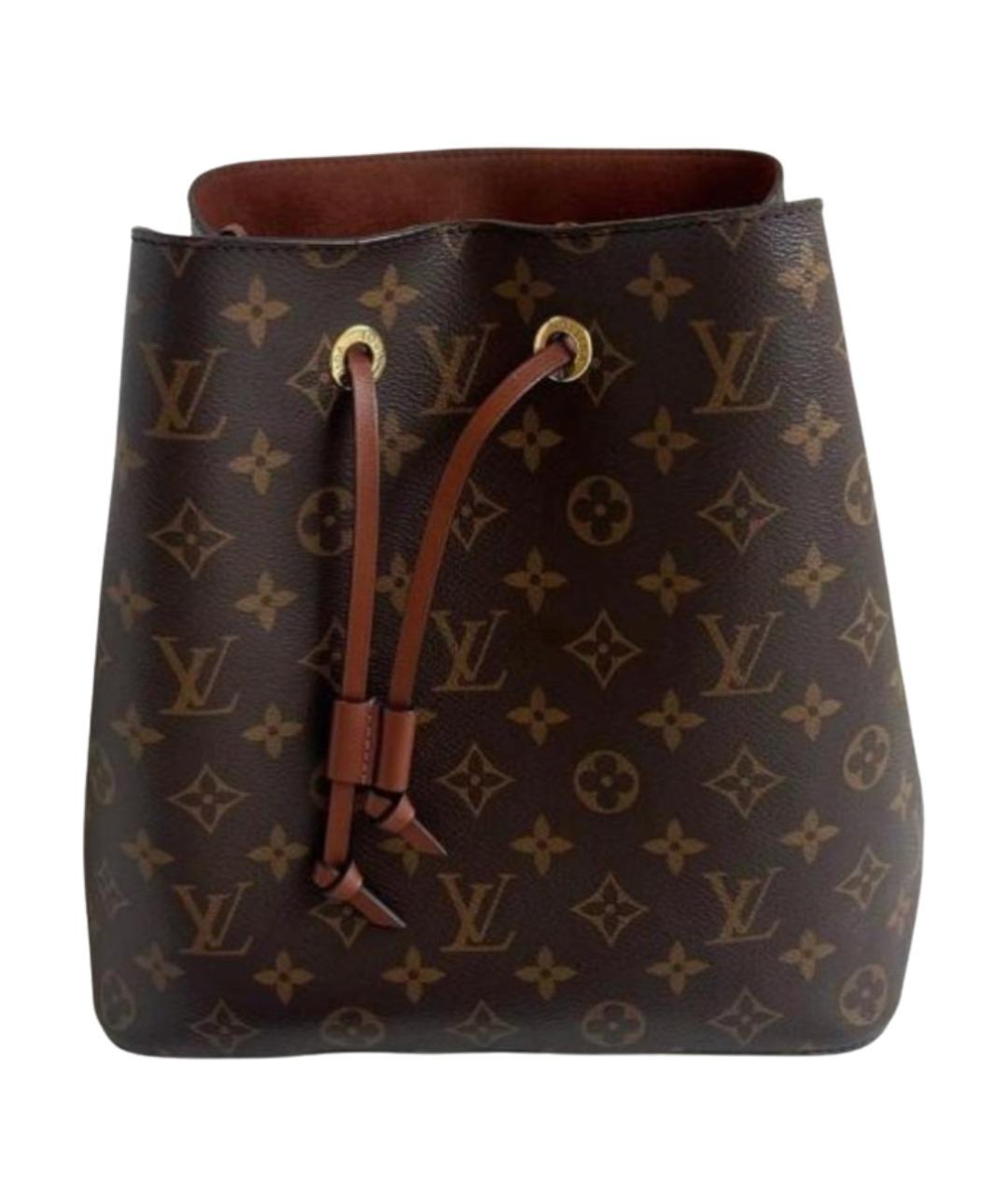 LOUIS VUITTON Коричневая сумка через плечо из канвы, фото 1
