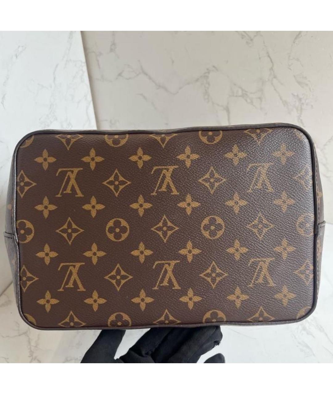 LOUIS VUITTON Коричневая сумка через плечо из канвы, фото 3