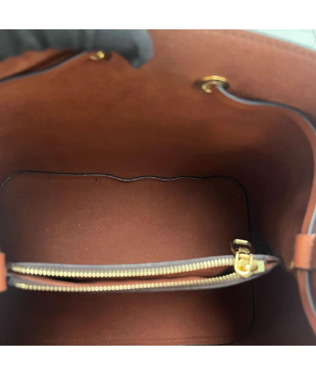 LOUIS VUITTON Коричневая сумка через плечо из канвы, фото 7