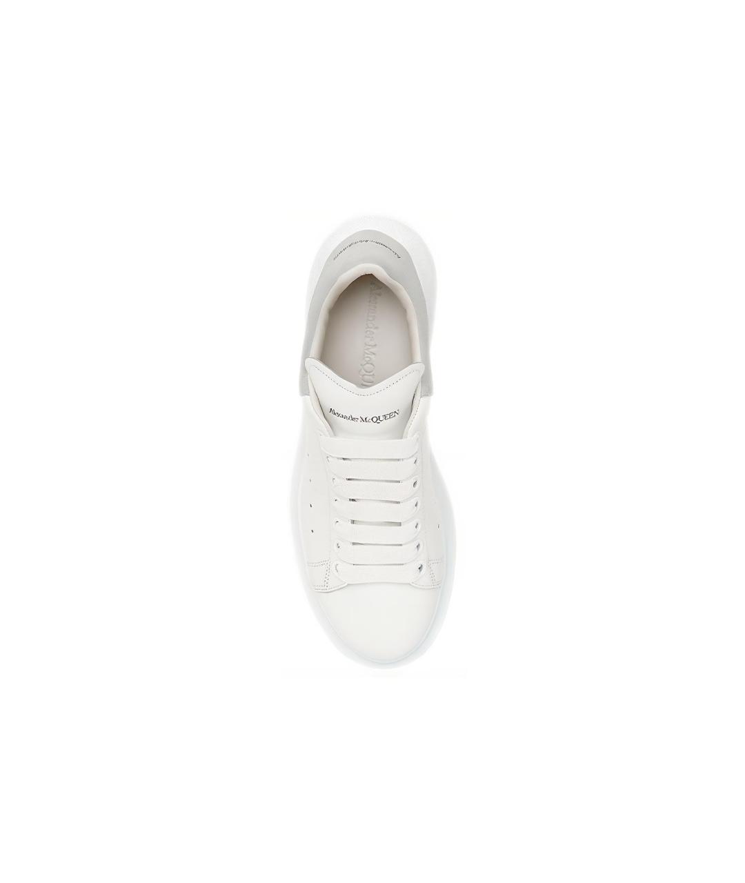 ALEXANDER MCQUEEN Белые кожаные кроссовки, фото 5
