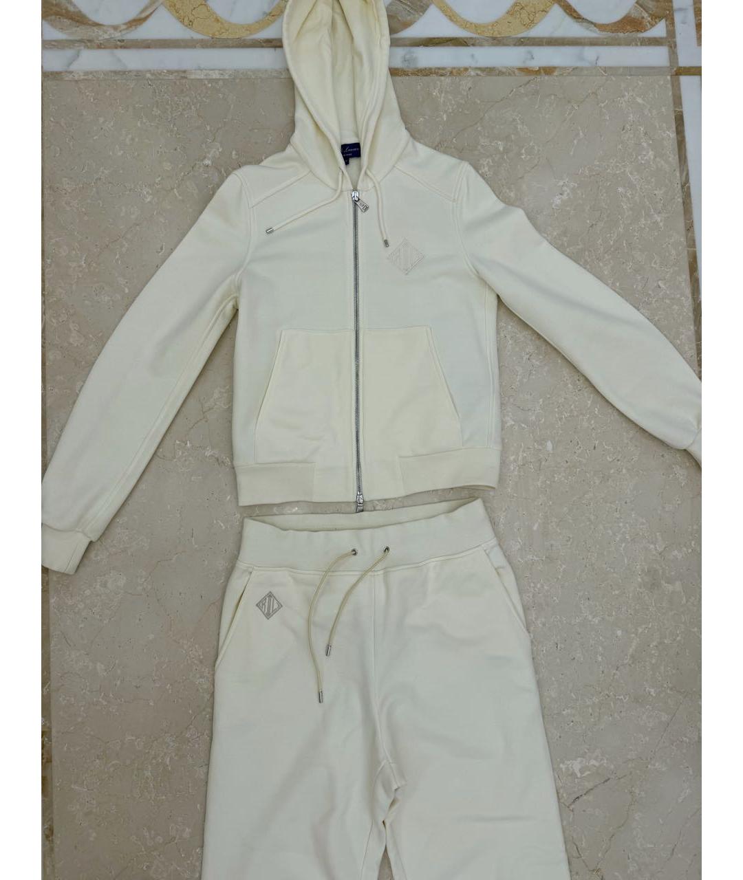 RALPH LAUREN PURPLE LABEL Бежевый хлопковый костюм с брюками, фото 2