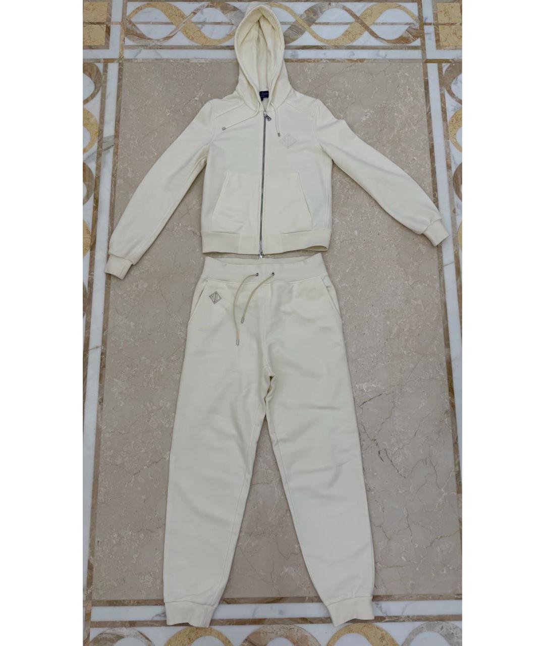 RALPH LAUREN PURPLE LABEL Бежевый хлопковый костюм с брюками, фото 9