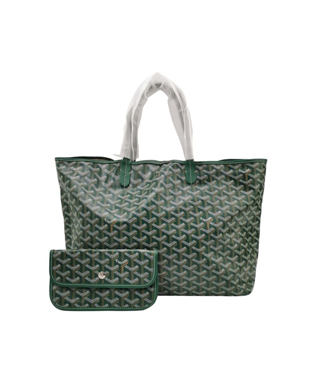 GOYARD Зеленая сумка тоут, фото 1