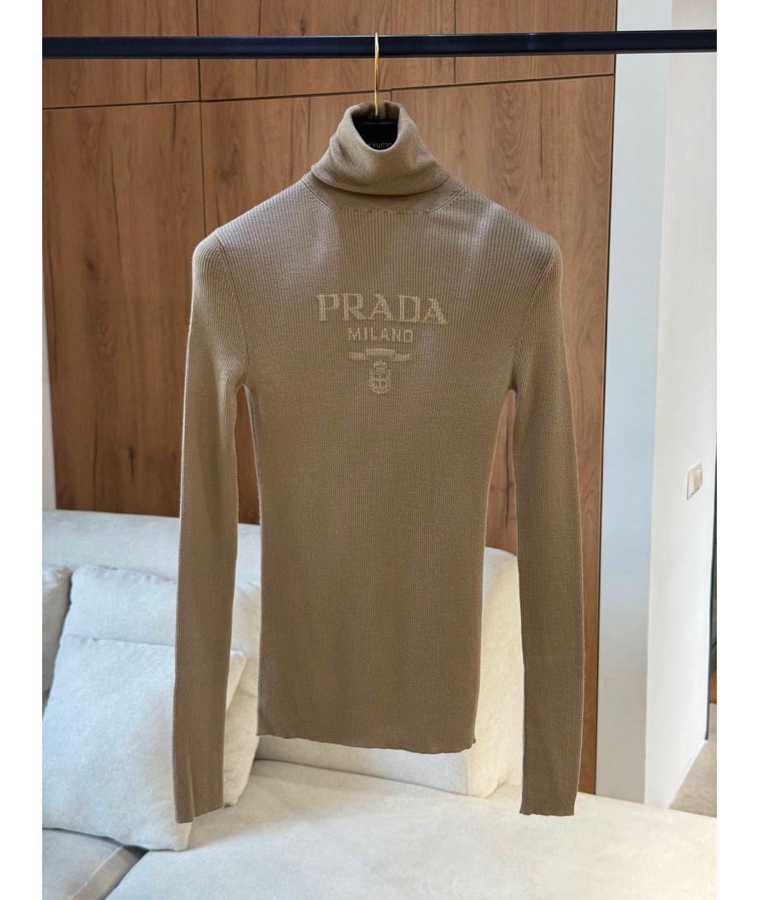 PRADA Бежевая водолазка, фото 2