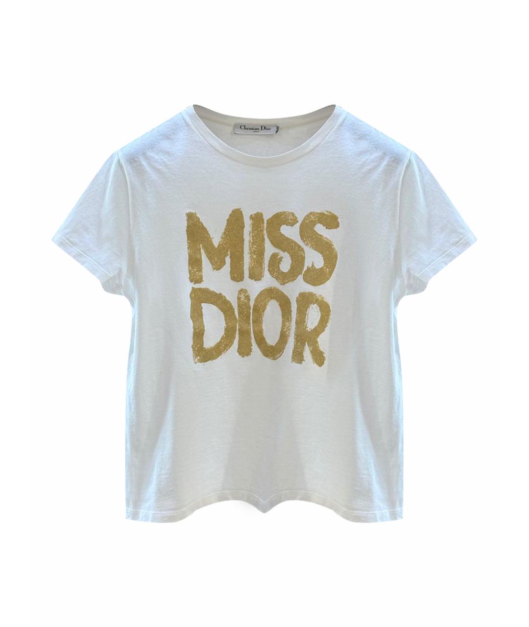CHRISTIAN DIOR Белая футболка, фото 1