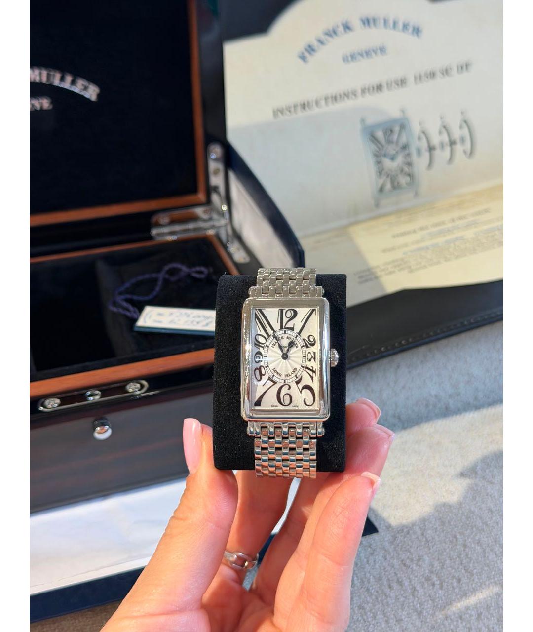 FRANCK MULLER Серебряные стальные часы, фото 3