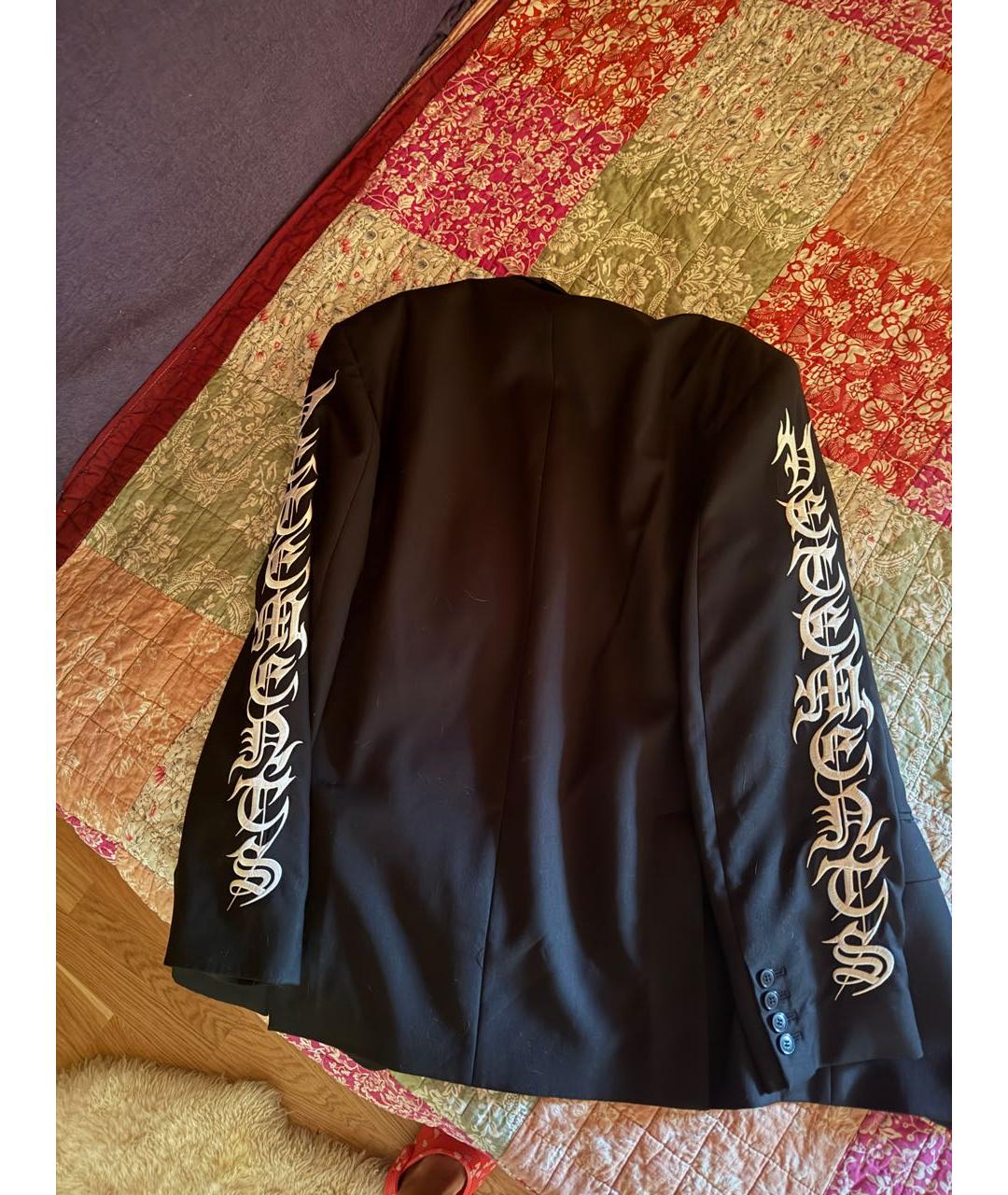 VETEMENTS Черный шерстяной костюм с юбками, фото 3