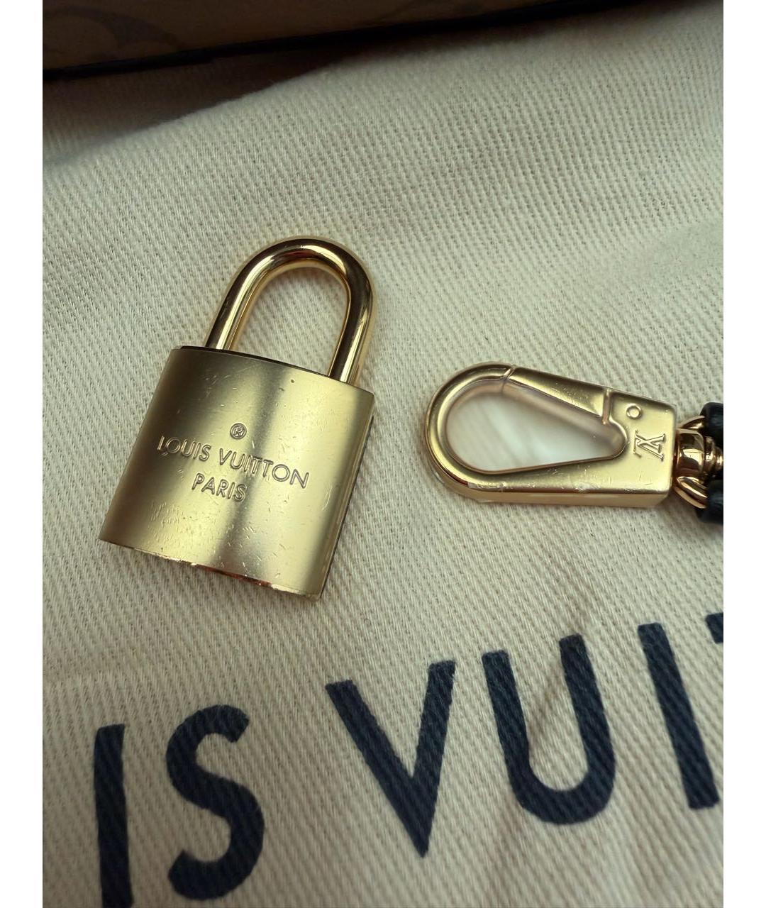 LOUIS VUITTON Коричневая сумка через плечо из канвы, фото 6