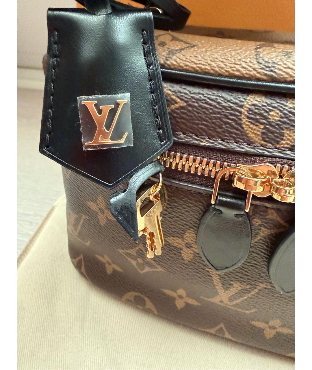 LOUIS VUITTON Коричневая сумка через плечо из канвы, фото 5