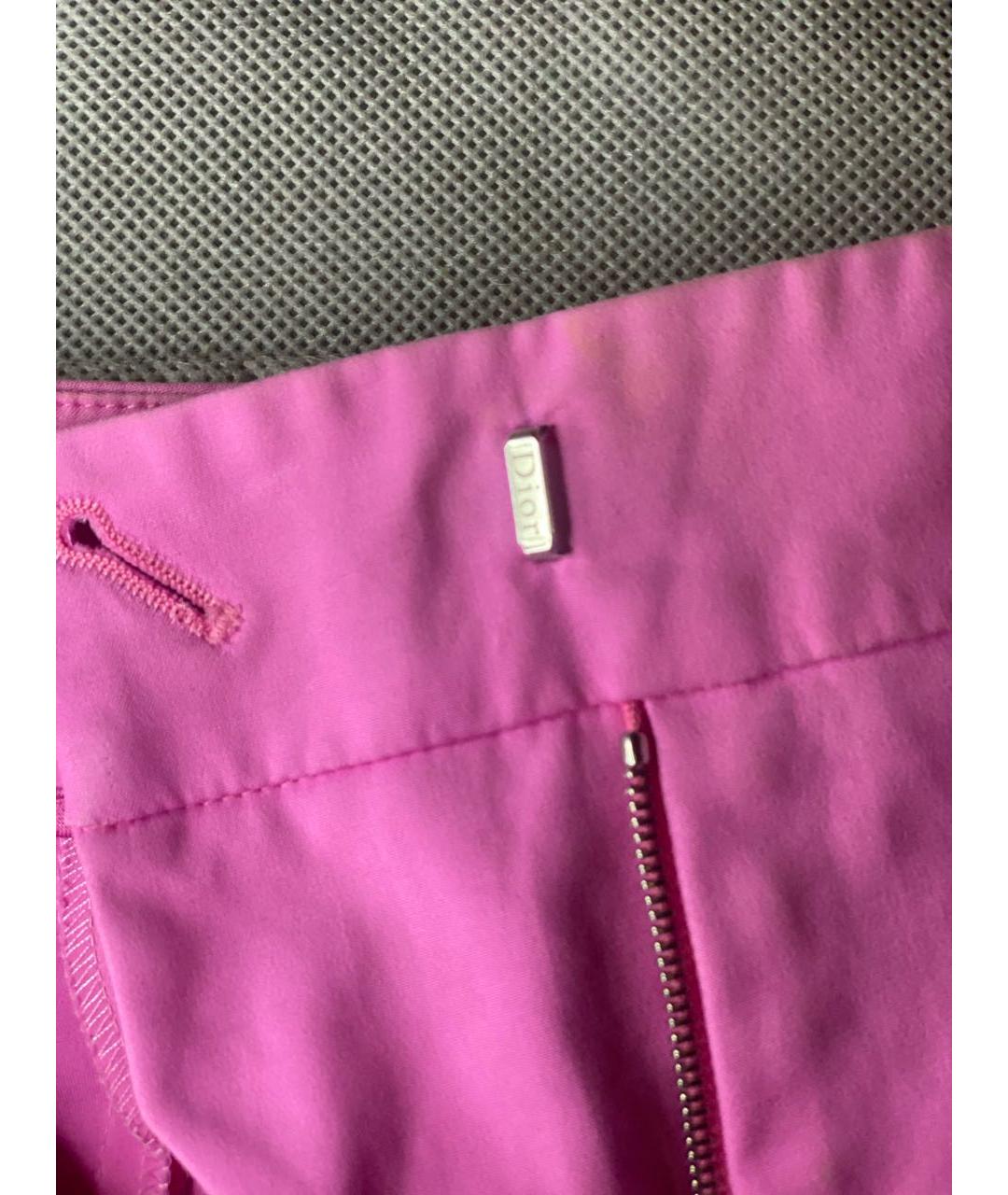 CHRISTIAN DIOR PRE-OWNED Розовые хлопковые шорты, фото 7