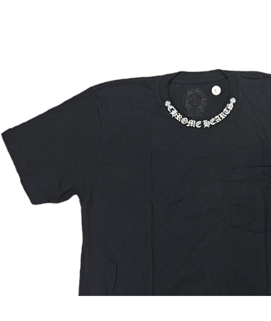 CHROME HEARTS Черная футболка, фото 3