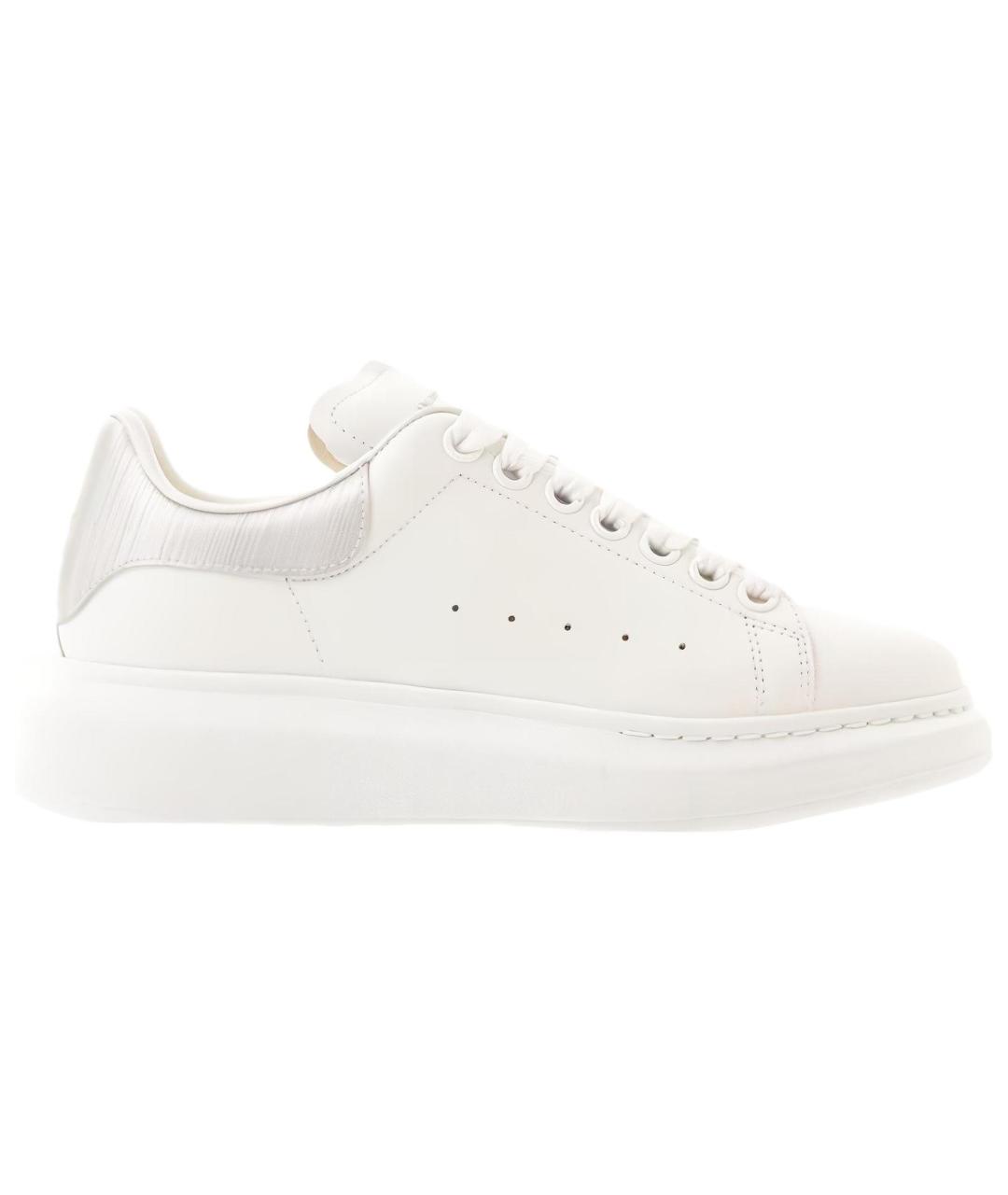 ALEXANDER MCQUEEN Белые кожаные кроссовки, фото 1